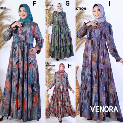 VENORA BY BALIMO COLLECTION (Gamis syari, gamis pesta, gamis set, dress pesta, gamis simple, gamis m
