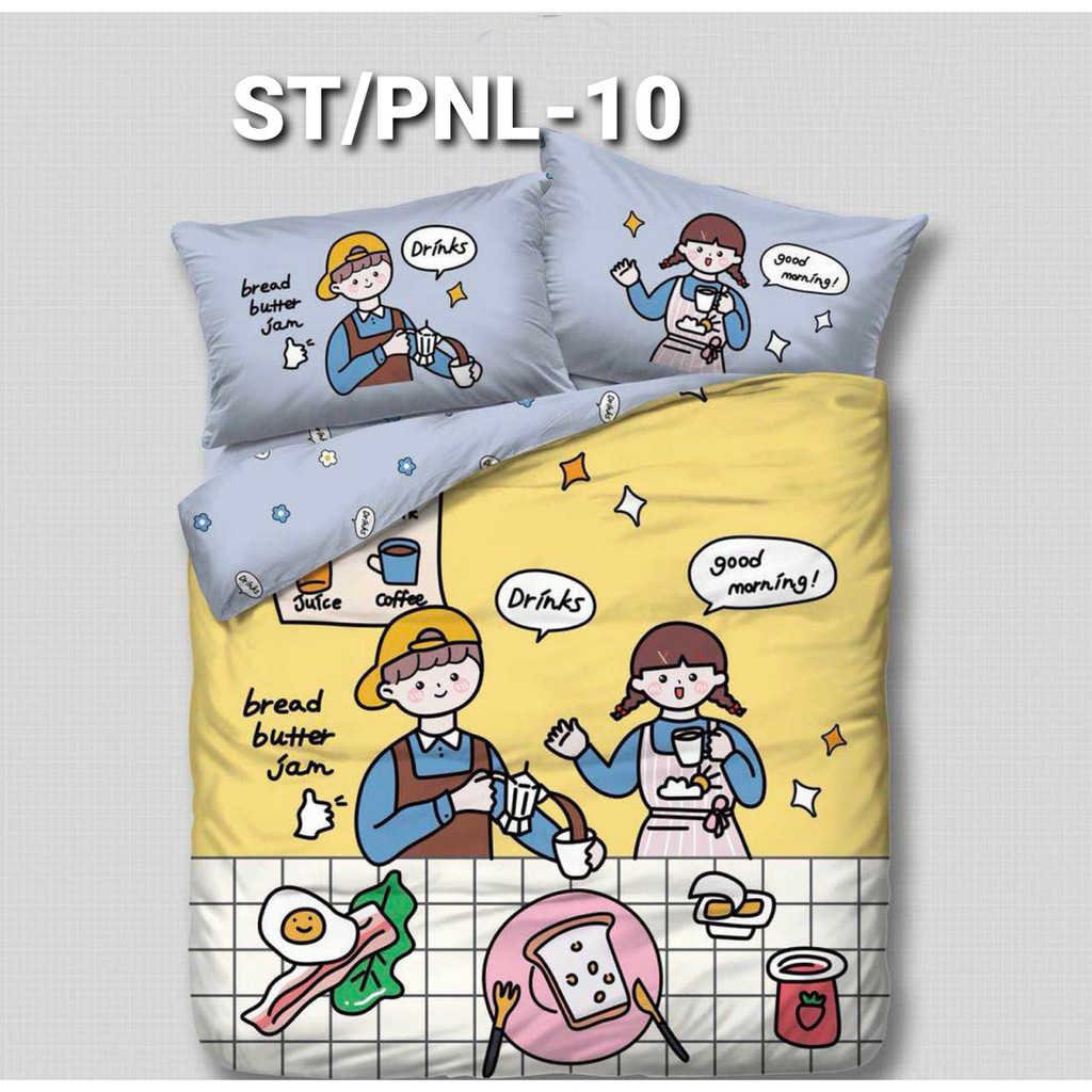 SPREI KATUN JEPANG PANEL  MOTIF KARTUN