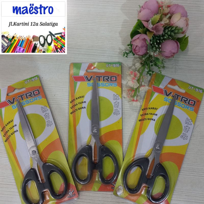 

Gunting V-TRO VT-916 / J-300/ Gunting Besar / Gunting Murah / Gunting Anak