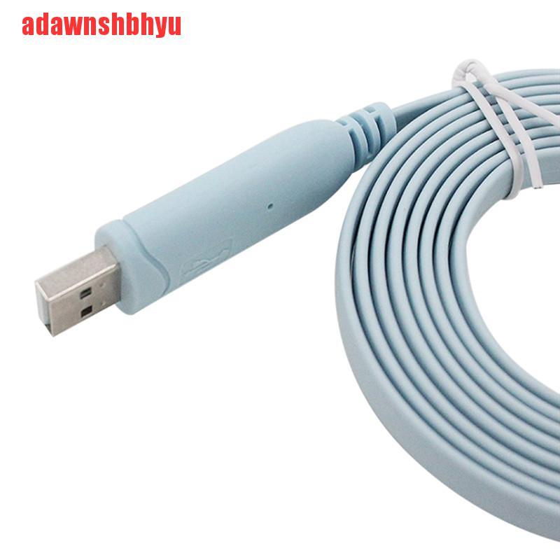 Adaptorwnshbhyu Kabel USB Ke RJ45 Untuk Konsol Cisco