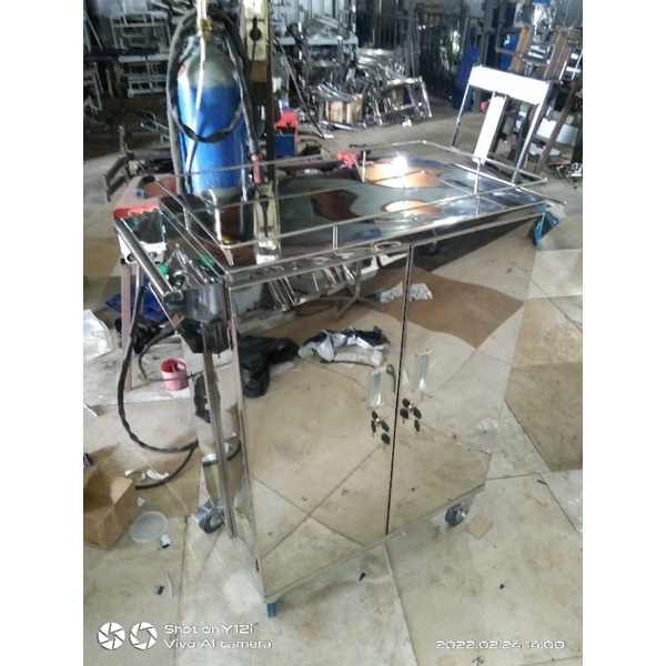 Trolley food penghangat 16 tray (rack)/troli food/trolley food/troli makan/food trolley