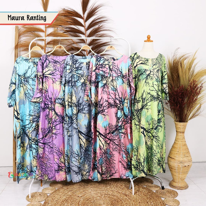 DASTER MAURA RANTING/DASTER MUSLIMAH/LENGAN PANJANG/BAJU HAMIL/CANTIK