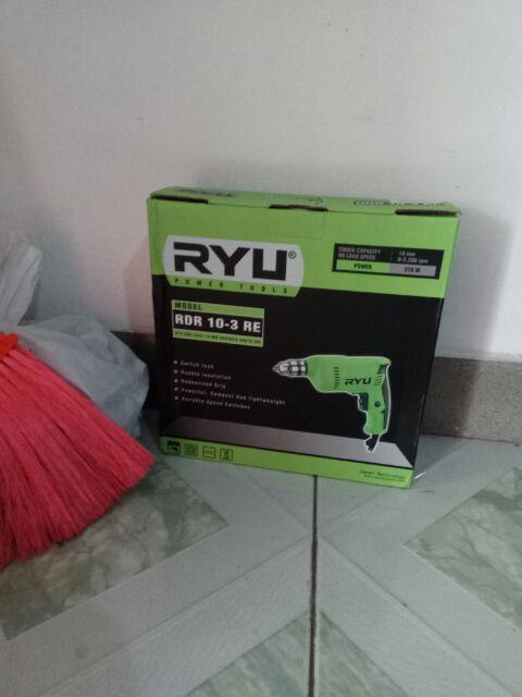 Original Mesin Bor Listrik 10 Mm Tekiro Ryu Bor Besi Kayu Alumunium