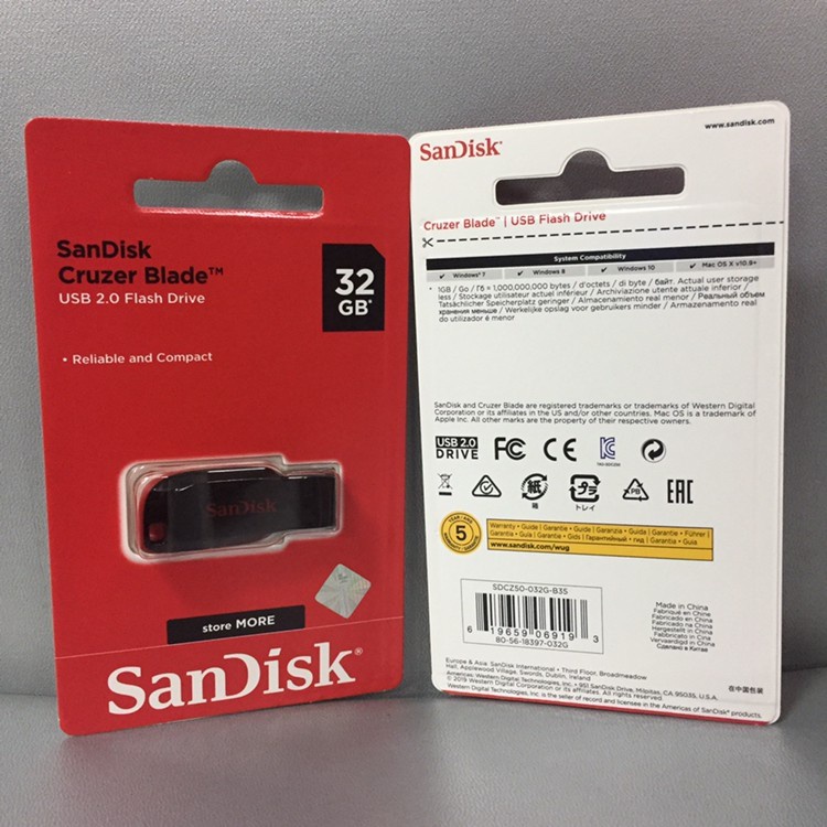 Flashdisk sandisk 32gb Original