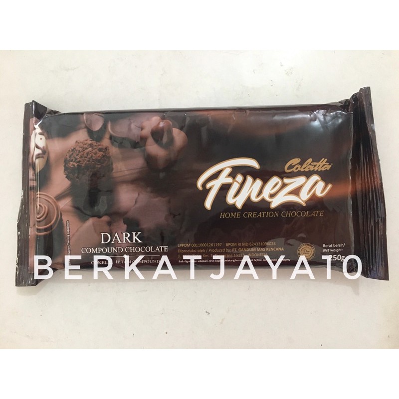 COLATTA FINEZA Dark Chocolate Colata 250 Gram - Halal