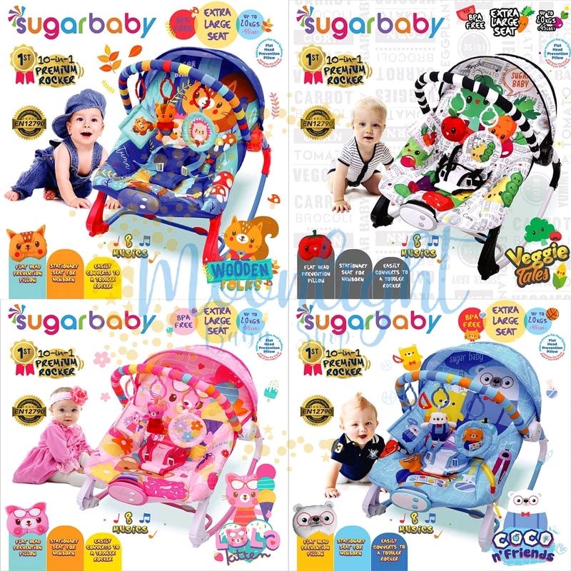 Sugar Baby Bouncer Manual Murah Meriah Original