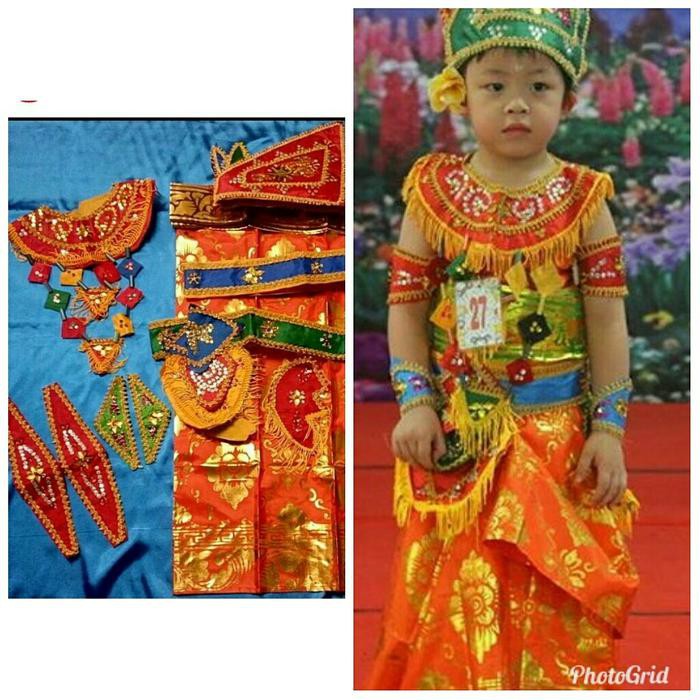 Terlaku Pakaian Adat Bali Penari Baju Untuk Anak Perempuan
