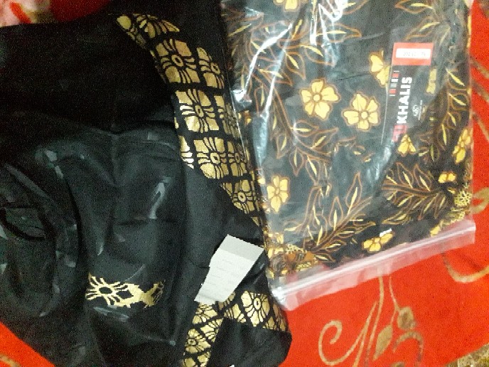Batik Kemeja Lengan Panjang Motif Khas Pekalongan Baju Seragam Kantor Alkhalis