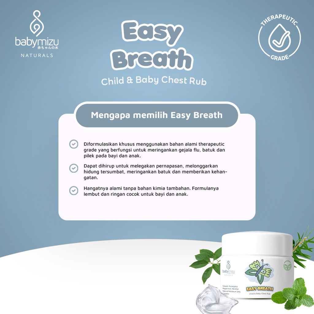 BABYMIZU Baby Cough &amp; Flu Series II - Easy Breath + Comfort Baby