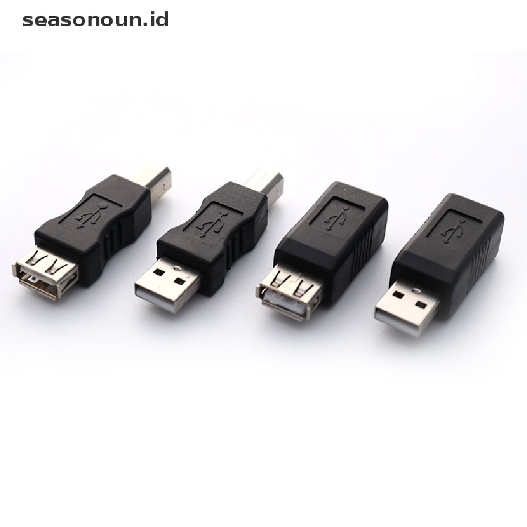 【seasonoun】 USB 2.0 type A Female to type B Male Printer Scanner Adapter Converter Connector .