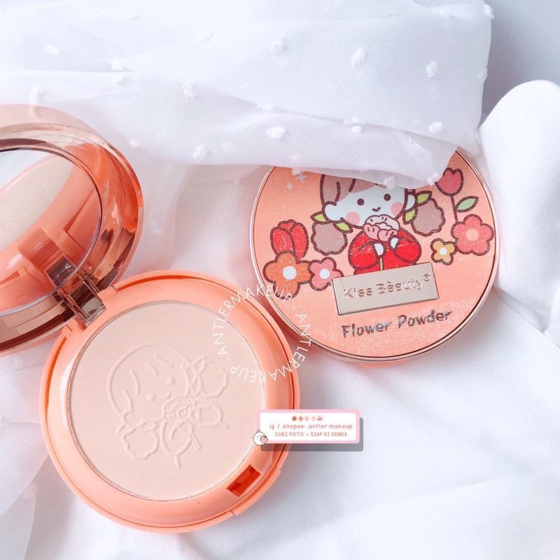 [COD] PROMO BULAN INI!!! bedak kiss beauty flower powder