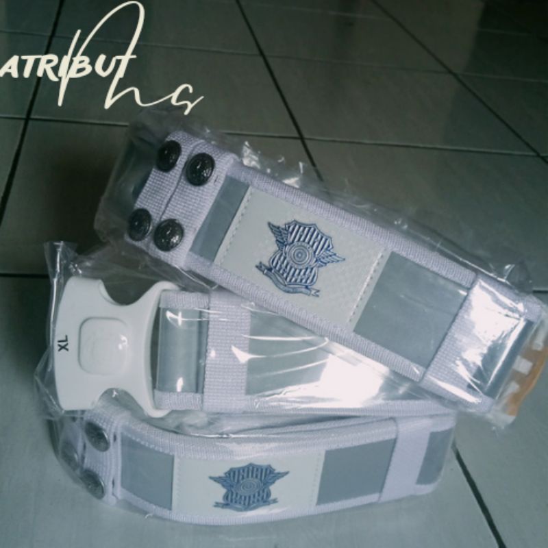

kopellantas sabuk lantas terbaru polisi model putih polos 3M