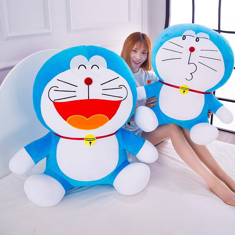 Mainan Boneka Plush Anime Doraemon 25CM 35CM Untuk Hadiah Ulang Tahun Anak