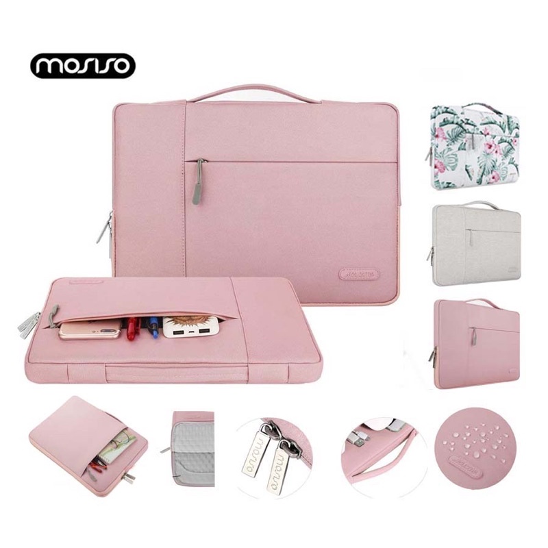 Tas Laptop Macbook Air Pro M1 M2 Jinjng Mosiso Handstrap Shockproof Size 13 14 15 16 inch