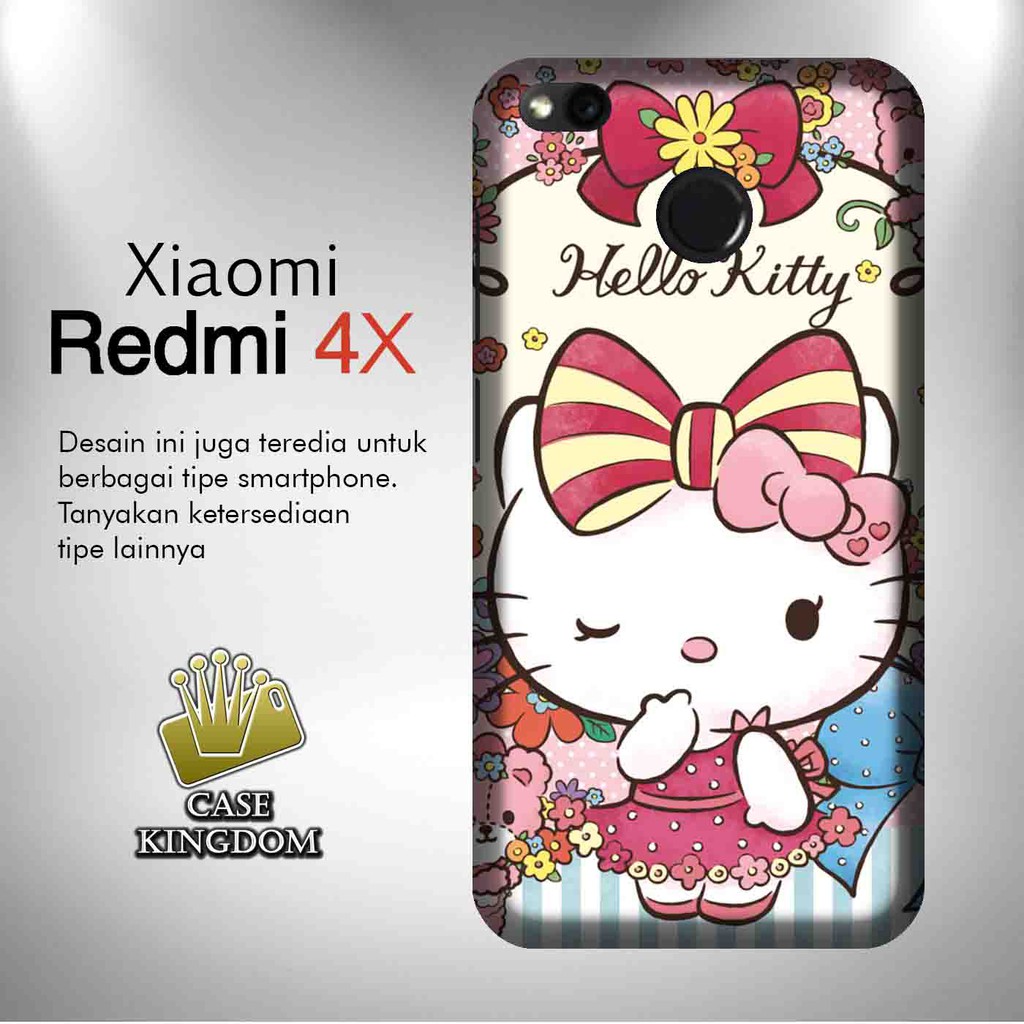 Hello Kitty 6 Custom Casing Full print 3D  Xiaomi Redmi 4X Case