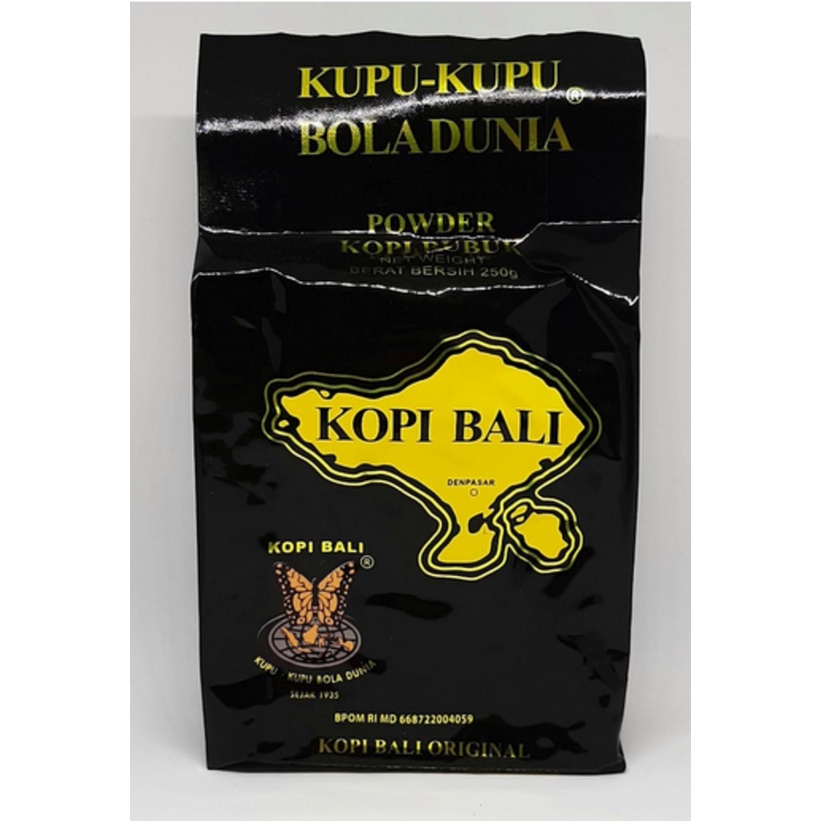 

Paket Bundling 4 Pcs Kopi Bali Kupu-Kupu Bola Dunia Black 250gr