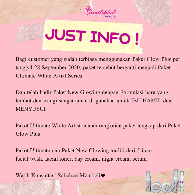 Paket Ultimate White Artist Series (PAKET GLOW PLUS)-7