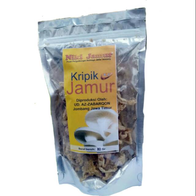 

Kripik keripik jamur 80 gr homemade/cemilan sehat kekinian