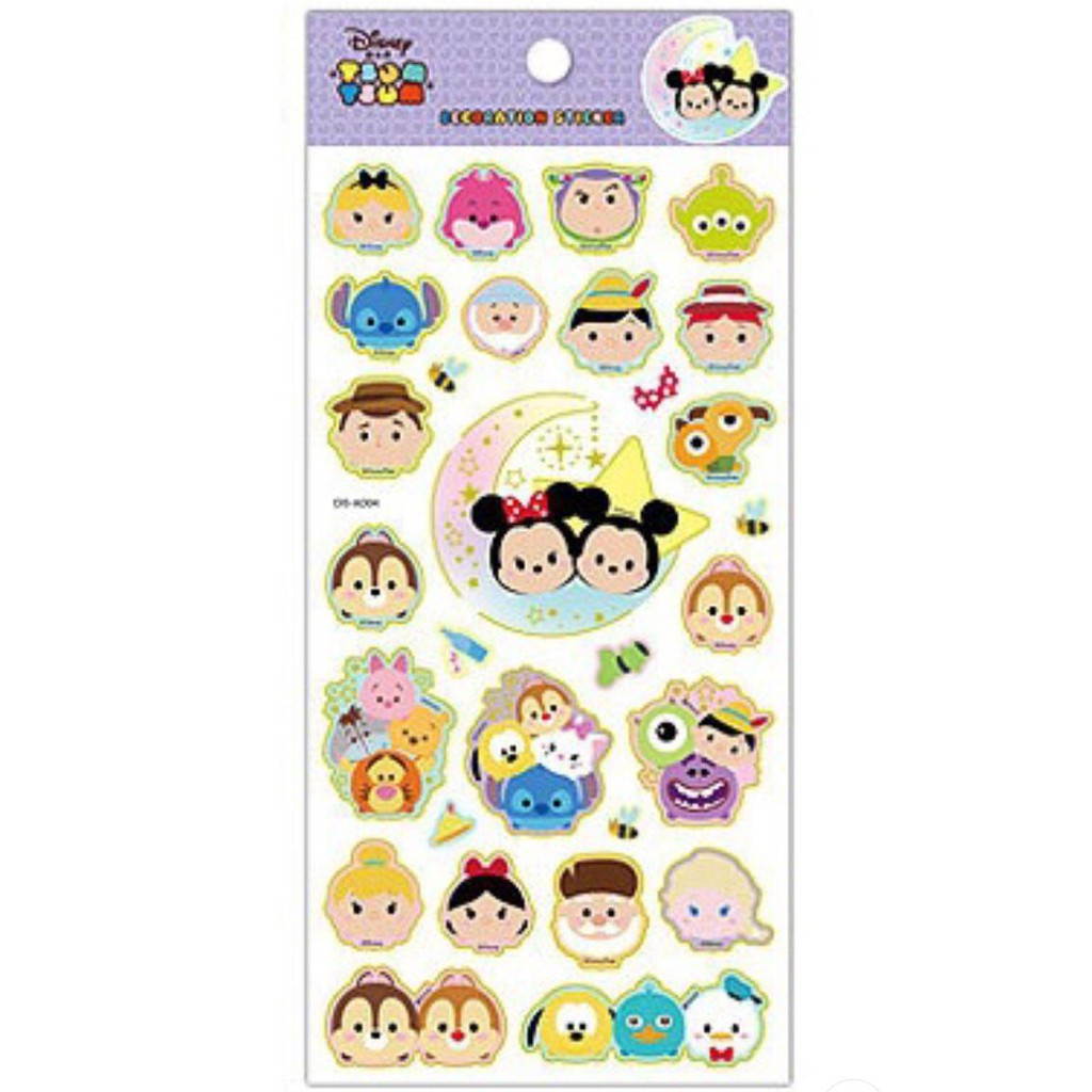 LABEL STICKER TSUM TSUM TOY STORY PRINCESS STIKER NOTES STICKER BUKU LUCU