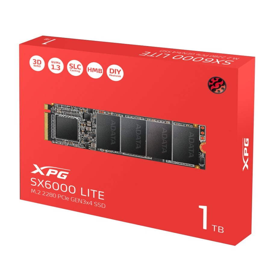 SSD ADATA XPG SX6000 LITE 1TB M.2 NVME  - PCIE