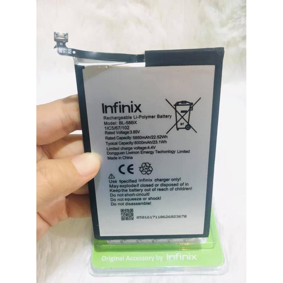 Batre Infinix Hot 9 Play Baterai Infinix X680 BL58BX 3.85V Battery ORIGINAL Hot 9 Play