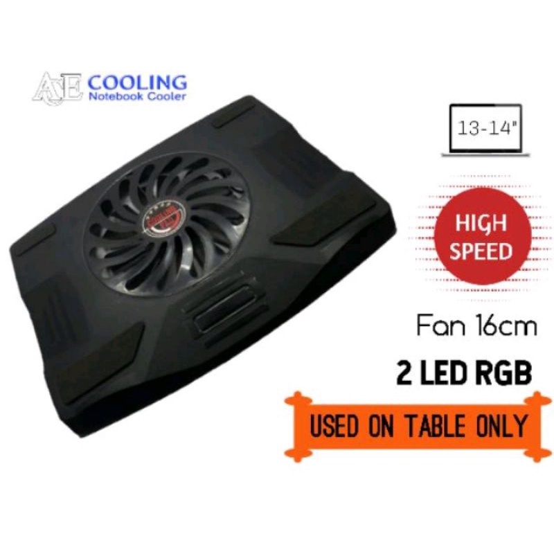 cooling pad  kipas laptop / cooling pad samoon 15&quot; high speed motor dengan 2