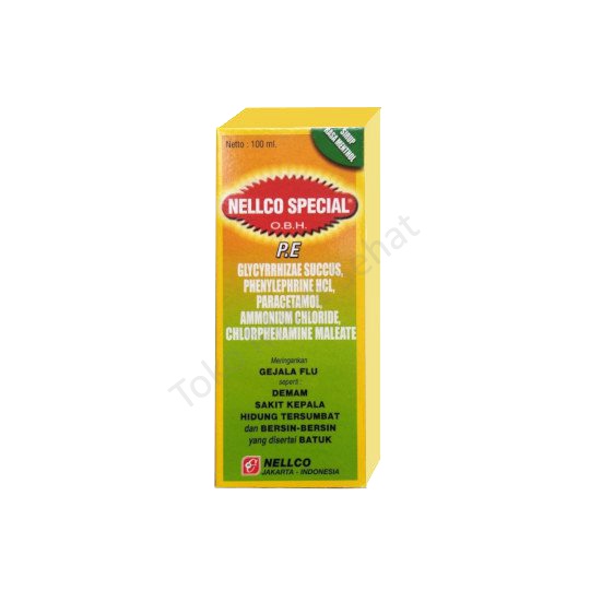 NELLCO SPECIAL OBH PE Sirup 100 ml RASA MENTHOL / NELCO SPECIAL / OBAT BATUK / DEMAM / FLU / PILEK /
