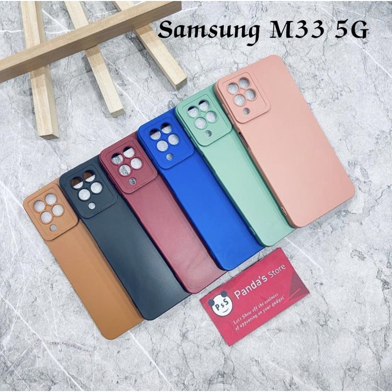 Softcase Pro Camera Samsung M33 5G Candy Case Full Color 3D Silikon TPU