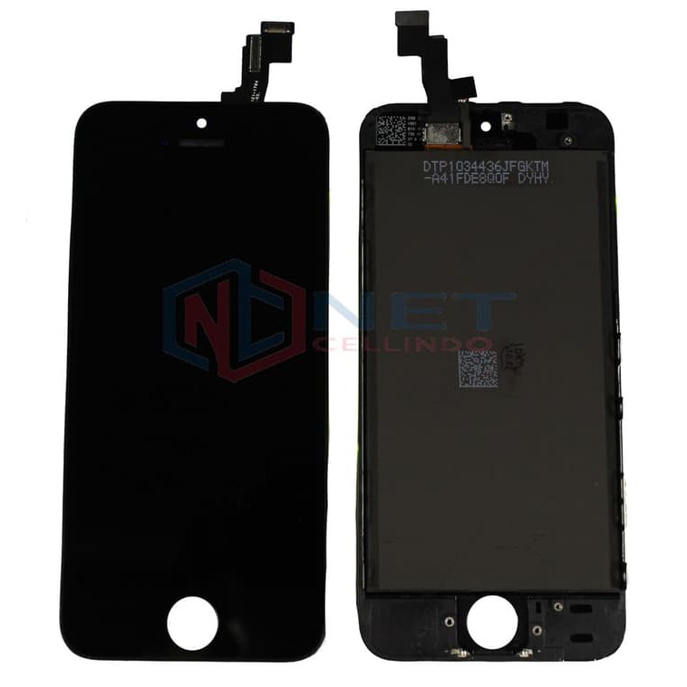 Promo LCD IPHONE5S / IPHONE 5S / 5SE + TOUCHSCREEN + FRAME FULLSETT ORI - Hitam