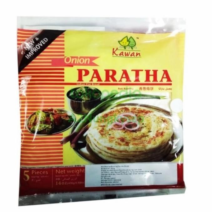 

] ONION PARATHA KAWAN 400g(5pcs) / Roti Canai / Frozen Food / Halal