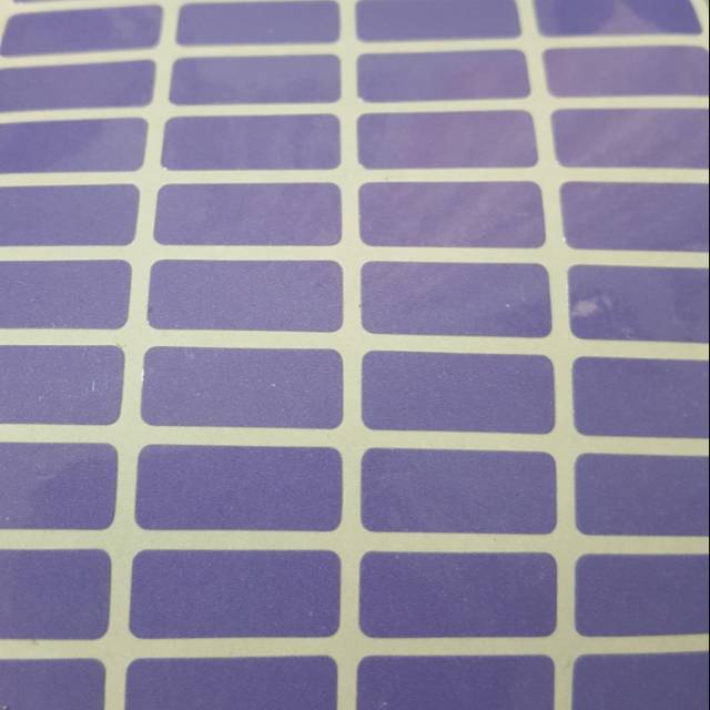 

label polos warna ungu size S tahan air