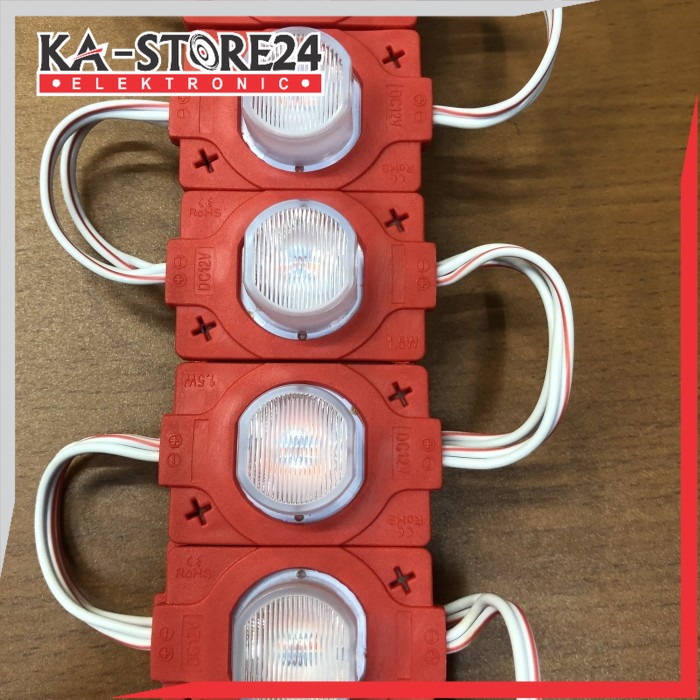 Led module 1mata 12v 1 mata besar 12volt led modul 1mata jumbo - Merah