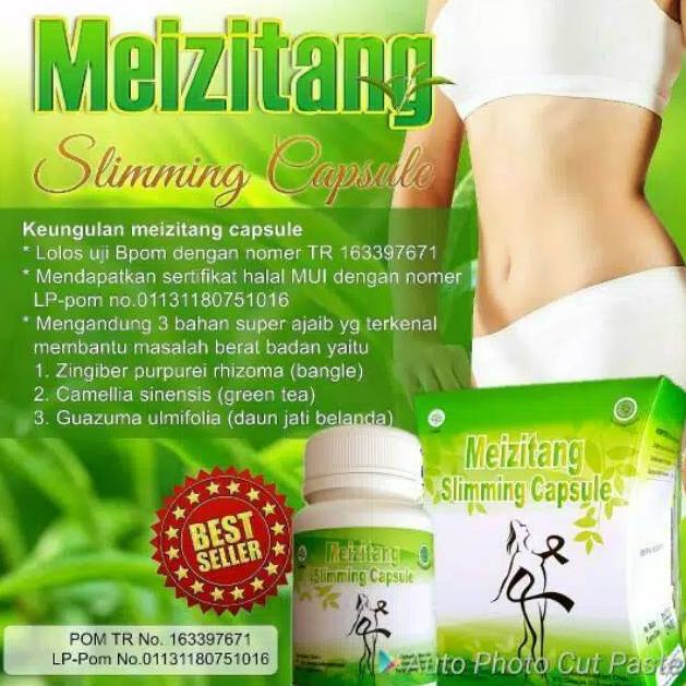 [KODE MJZ0V] KEMASAN BARU Meizitang slimming capsule - meizitag kapsul pelangsing original BPOM