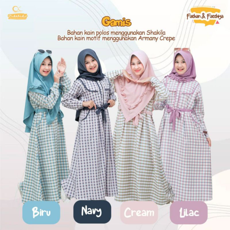 SARIMBIT GAMIS FATTHIYA BY OIDOKIDS TEEN