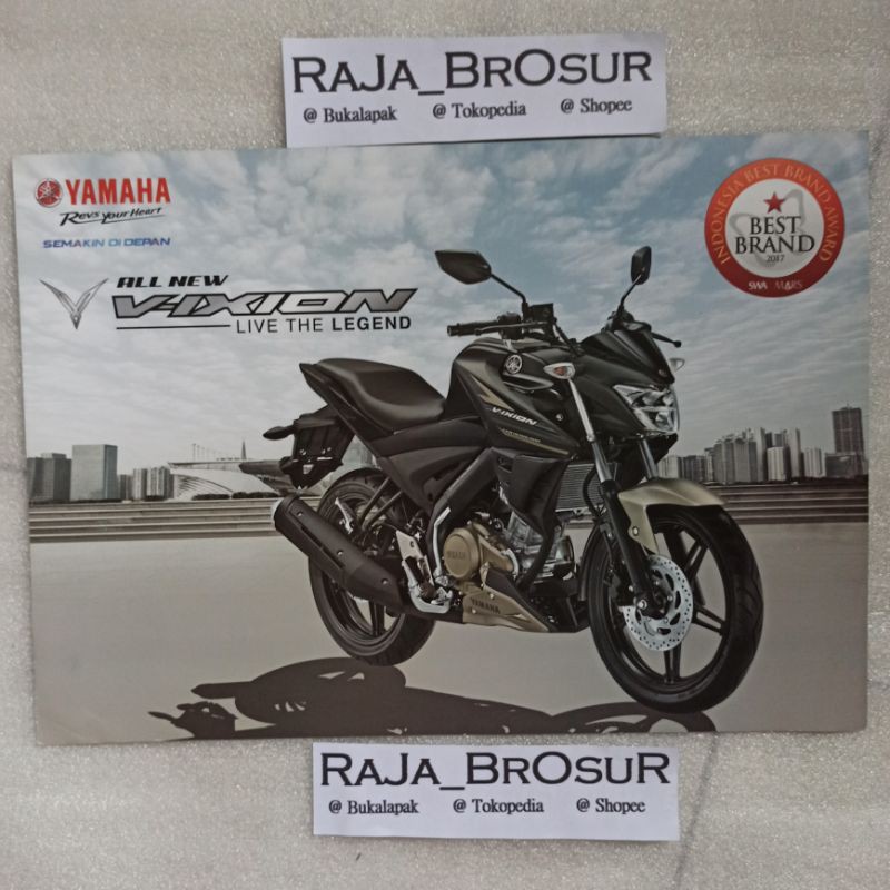 Brosur Yamaha All New Vixion Matte Black