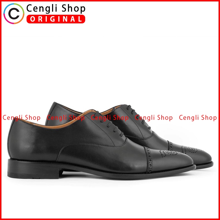 SEPATU FORMAL PRIA MARIO MINARDI ORIGINAL PANTOFEL KULIT HITAM MM03