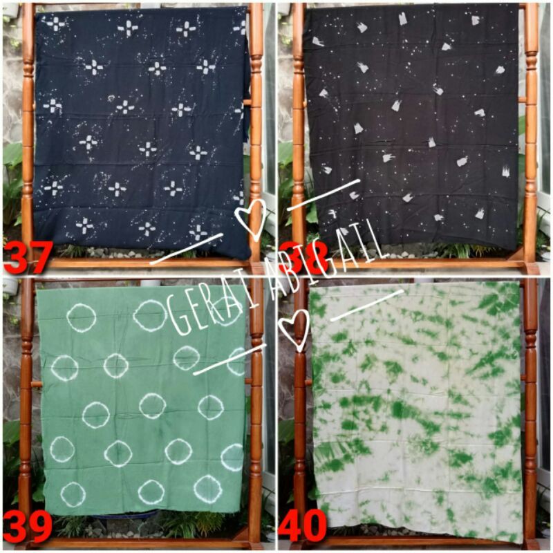 kain tie dye kain shibori rayon premium