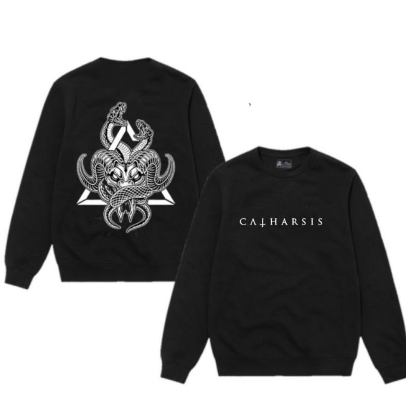 SWEATER JAKET DISTRO CATHARSIS LOGO DEADSQUAD SNAKE GOAT PREMIUM UNISEX