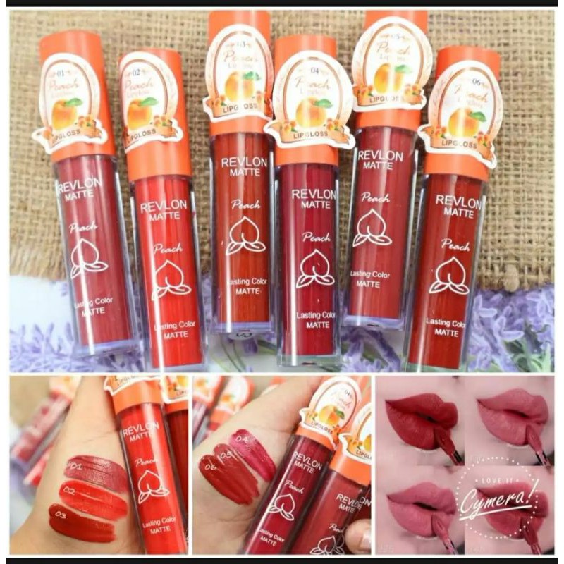(ECER)LIPCREAM peach Re vlon VELVET NUDE 602 MATTE