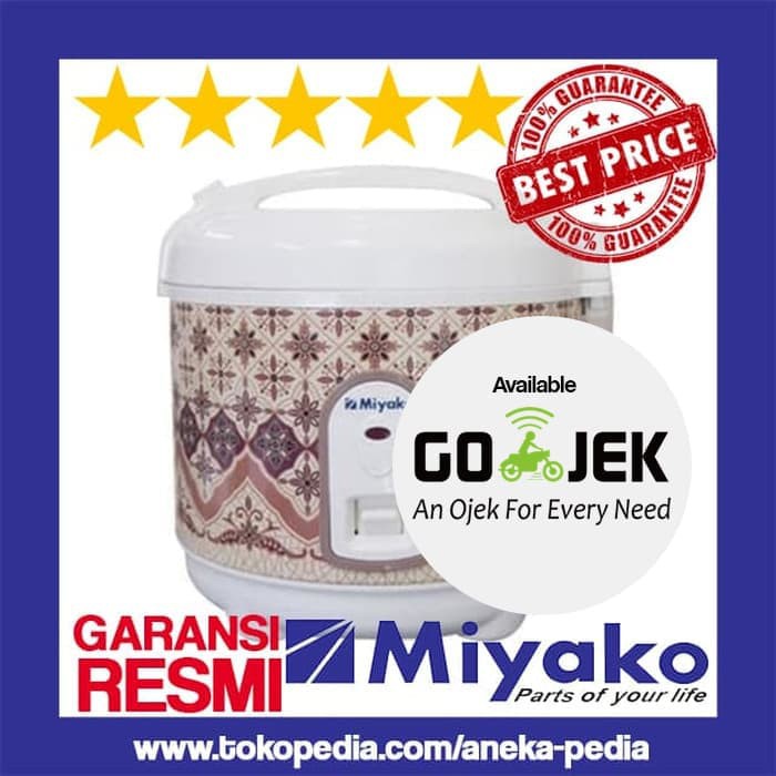 Rice Cooker Magic Com mini Miyako 0,6 L Liter PSG 607 Magic Com Magicom Mejikom Megicom