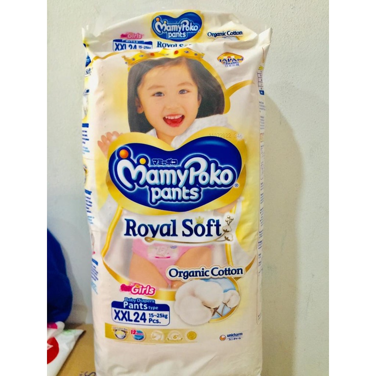 Mamypoko Pants Royal Soft XXL 24 Girl