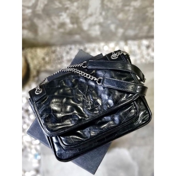 tas ysl niki selempang / tas shoulder premium free box import