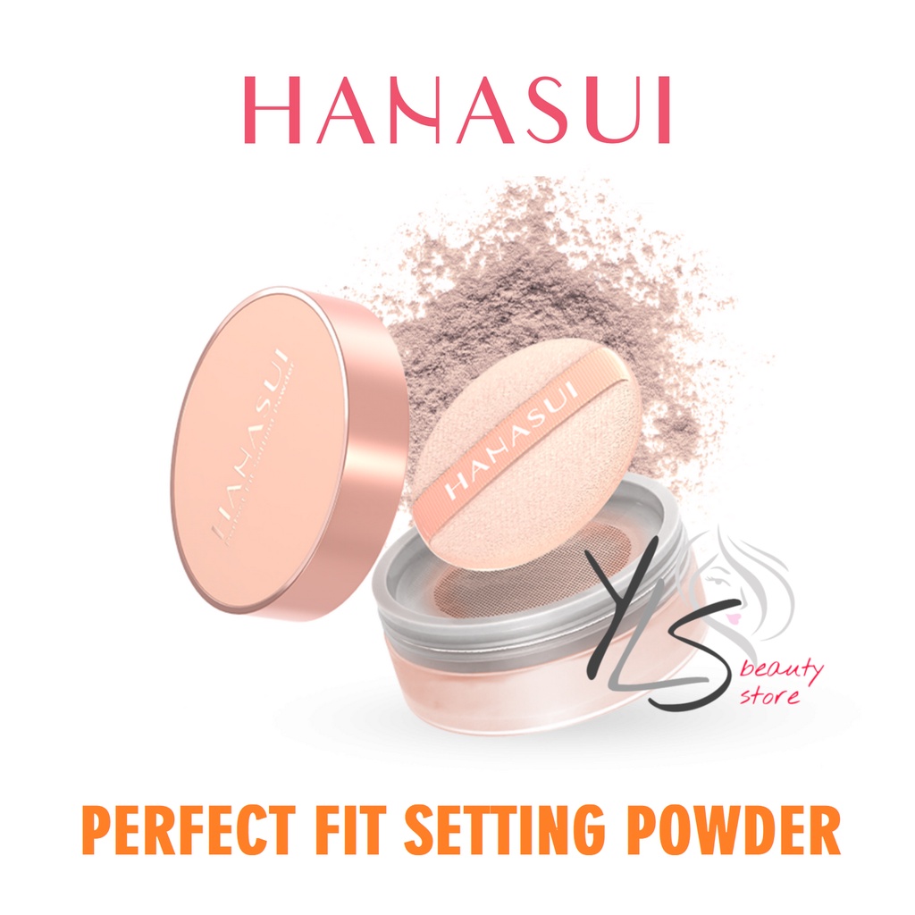 HANASUI PERFECT FIT SETTING POWDER - TERDAFTAR BPOM - BEDAK WAJAH HANASUI - BEDAK MUKA