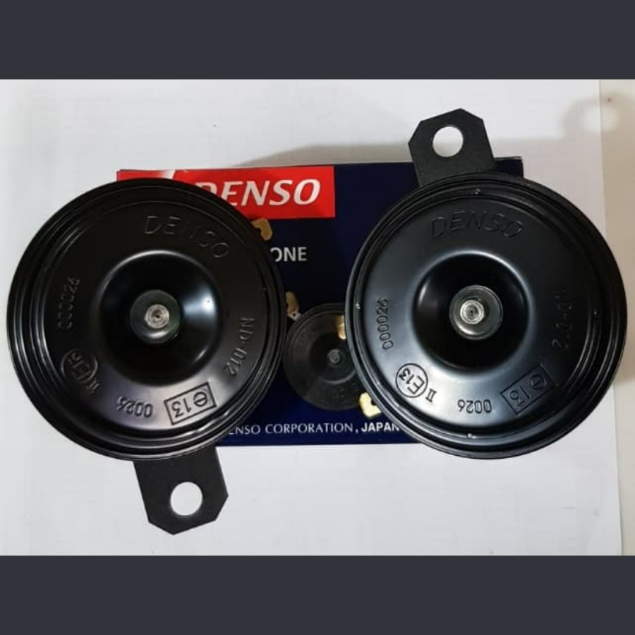 Klakson DENSO DISC Standar Motor Mobil Klakson Denso Disc 12v Isi 2 Universal