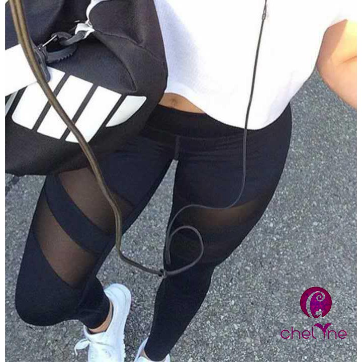 Legging Sport Panjang T925 Celana Olahraga Tile - By Chelyne