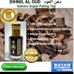 minyak wangi parfum gaharu asli 100 % dari kayu gaharu super