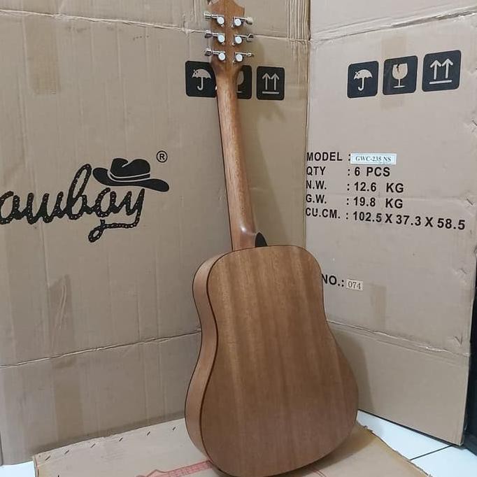 Gitar Akustik Elektrik 3/4 Cowboy Gw-120 Original