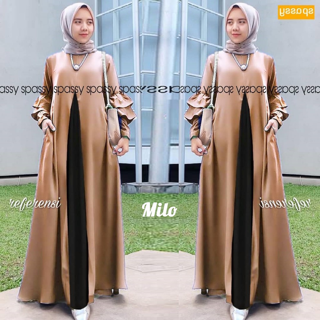 Gamis Modis Fashion Muslim MAISY MAXY DRESS WANITA