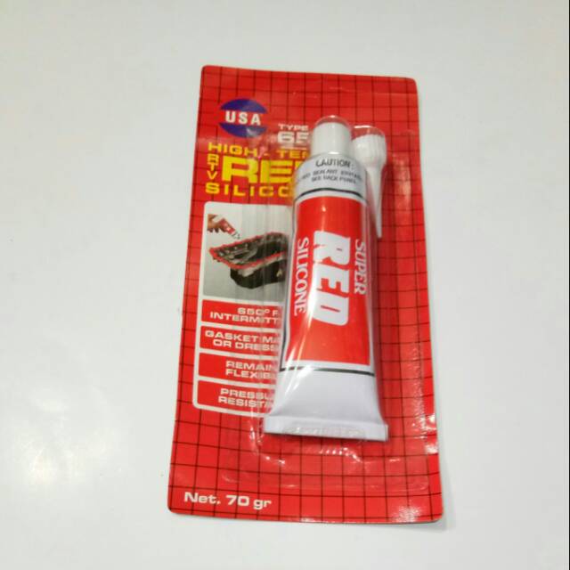 

Lem Merah / Lem Gasket / Red Silicone 70g