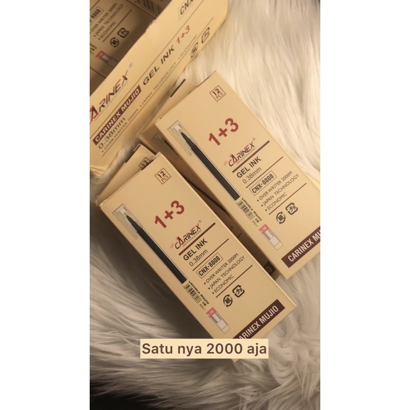 

PULPEN GEL CARINEX MUJIO (dupe muj* pen)